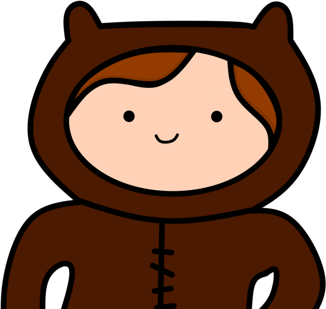 Girl In Bear Costume Clipart (728x728), Png Download