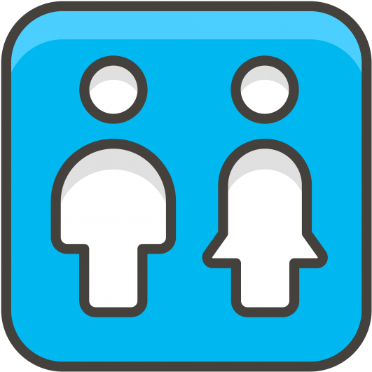 Restroom Emoji Clipart (866x650), Png Download