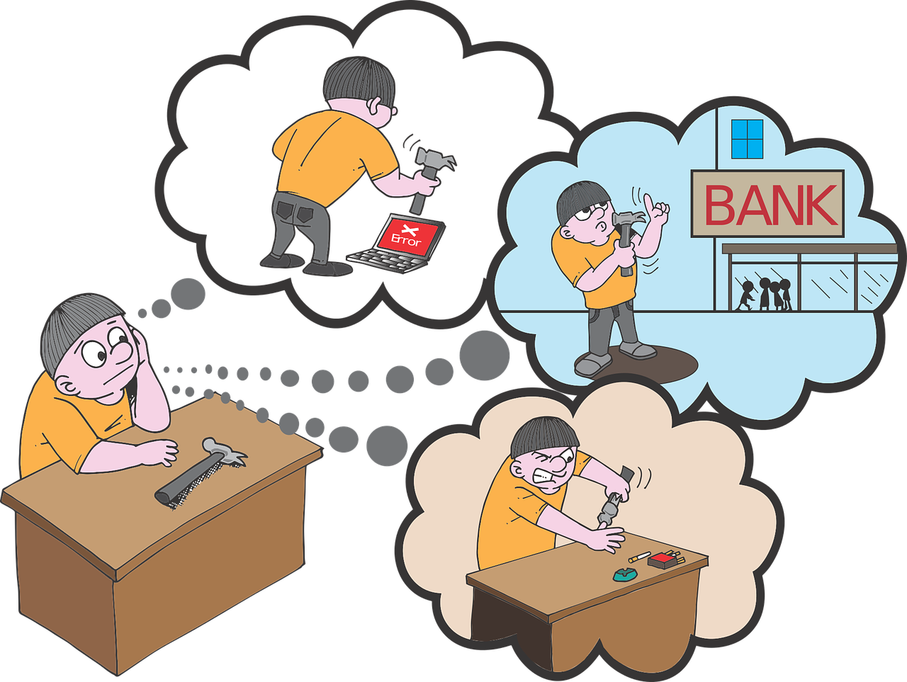 Hammer And Nails Clipart - Png Download (1280x963), Png Download