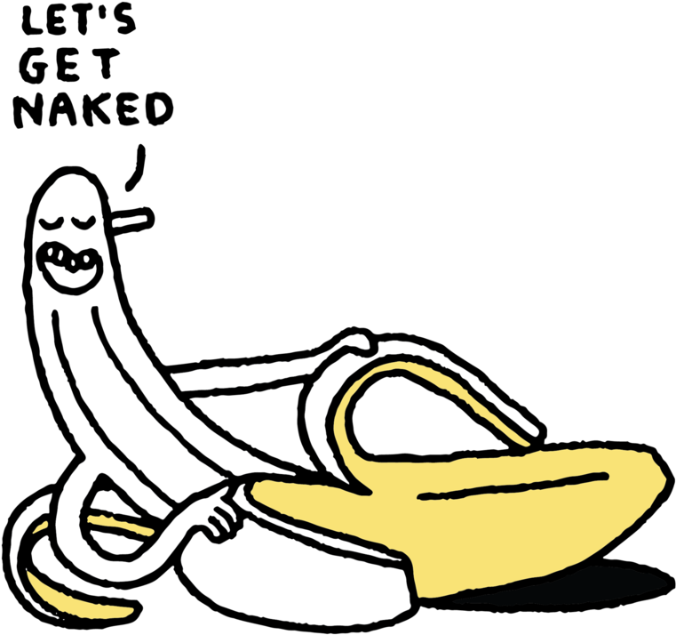 Breakfastclub Trendsontrends Banana Amit Greenberg Clipart (1000x937), Png Download