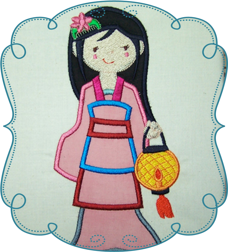 Princess Mul Clipart (1000x1000), Png Download