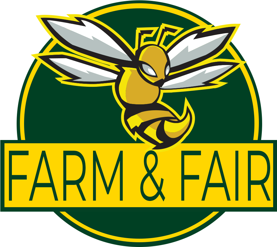 Farm And Fair Logo Green And Gold Recovered Clipart (1030x1030), Png Download