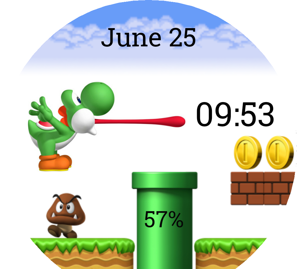 Mario - Yoshi Preview Clipart (960x870), Png Download