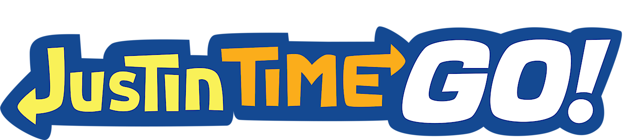 Justin Time Go Clipart (1280x288), Png Download