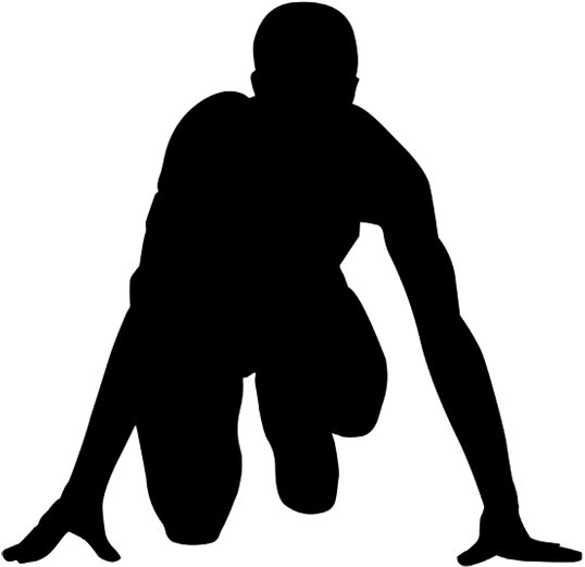 Football Runner Png Clipart Transparent Png (563x650), Png Download