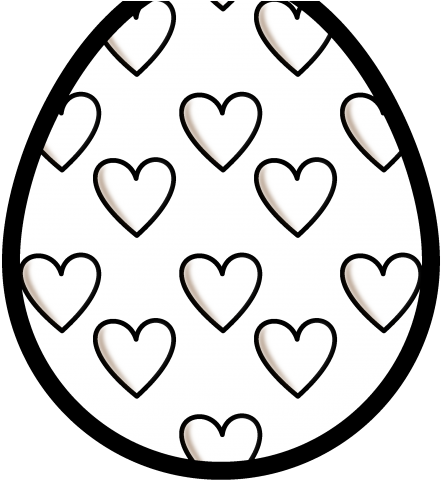 Egg Clipart Black And White - Png Download (640x480), Png Download