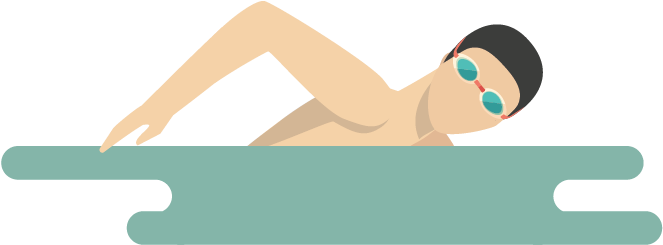 Swimmer Clipart (800x800), Png Download