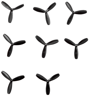 4x Rotor Blades For Carrera Rc Micro Quadrocopter (502002) Clipart (700x467), Png Download