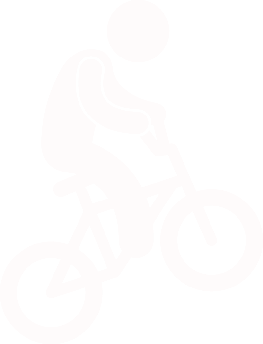 Bmx Clipart Black And White - Png Download (536x700), Png Download