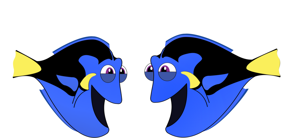 Buscando A Dory Clipart (1024x663), Png Download