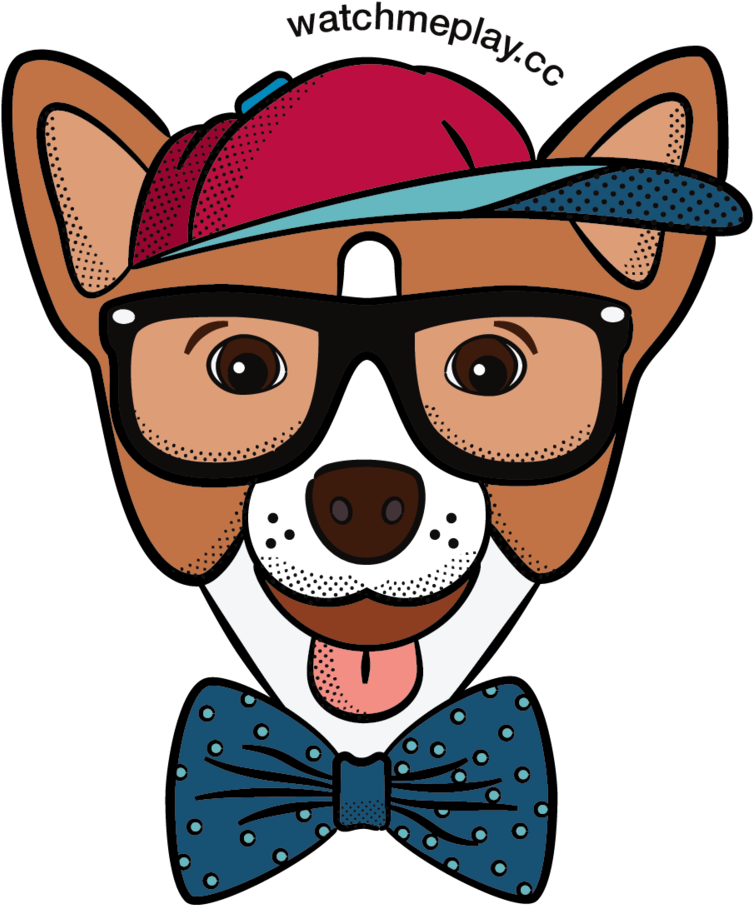 Hipster Corgi Final Clipart (1000x1000), Png Download