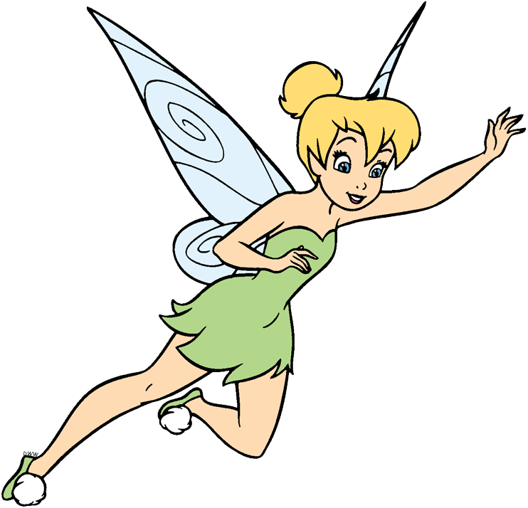 Back To Disney Fairies Clip Art Menu - Png Download (742x714), Png Download