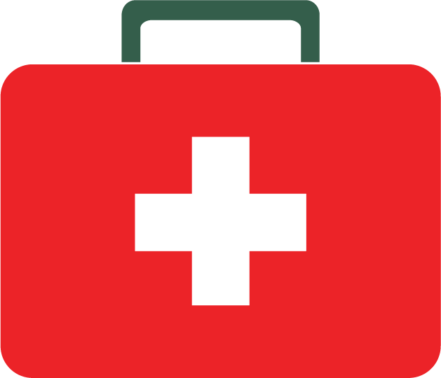 Medical White Cross Clipart (629x540), Png Download