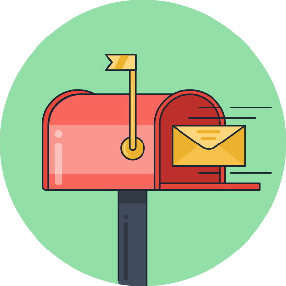 Mailbox Clipart (580x580), Png Download