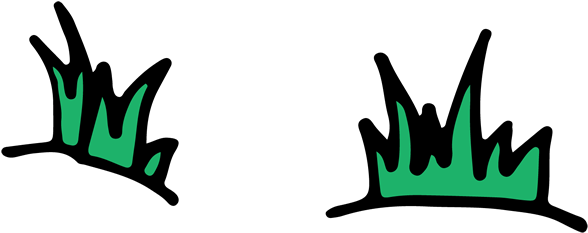 Doodle Grass Clipart (618x618), Png Download