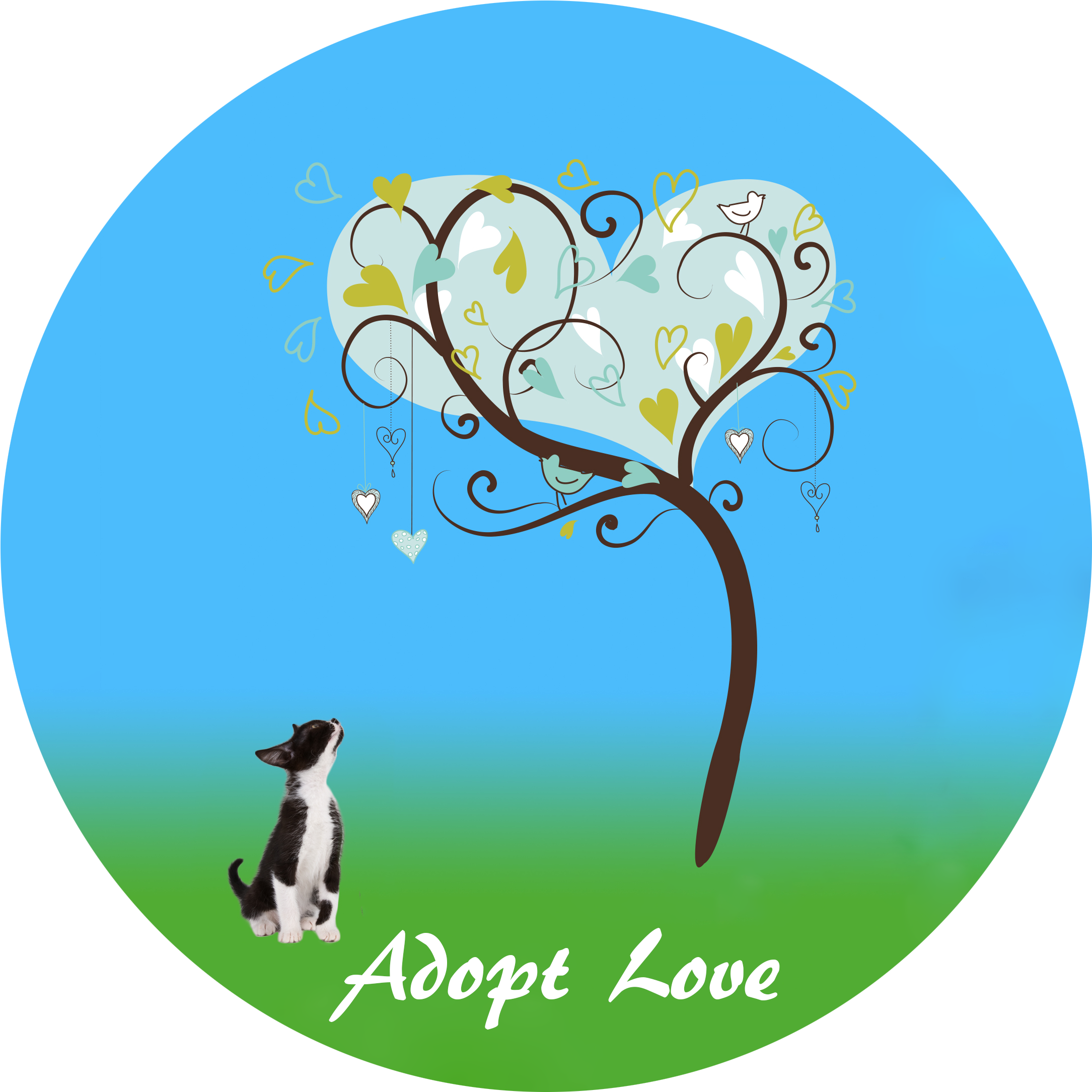 Adopt Love Clipart (2250x2250), Png Download