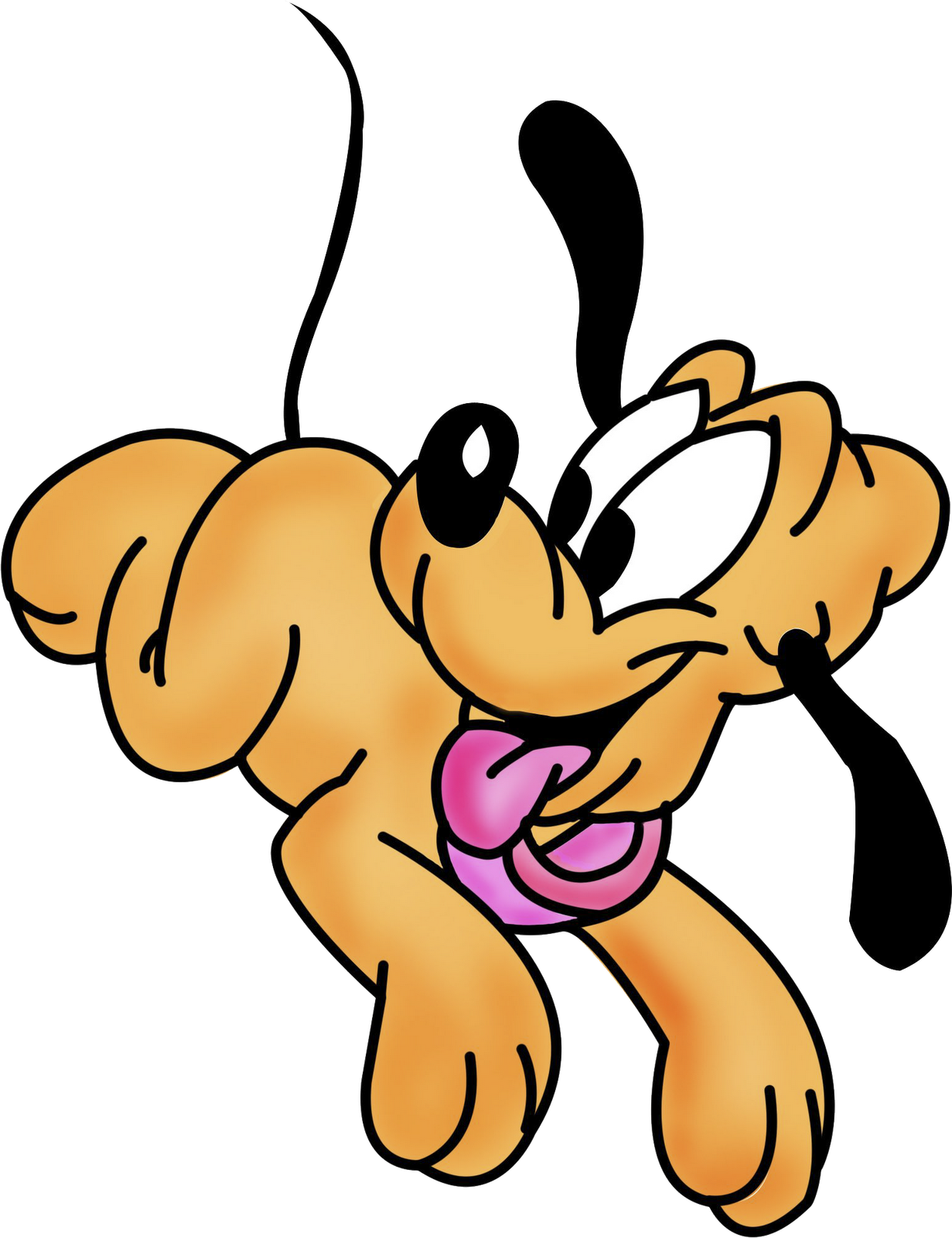 Pluto Disney Cartoon Clipart Png Baby Pluto Clipart Transparent Png (600x600), Png Download