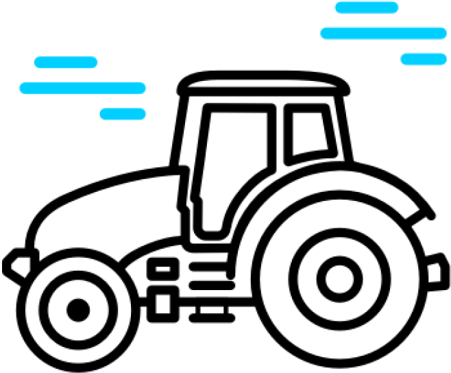 An Illustration Of A Tractor Clipart (940x627), Png Download