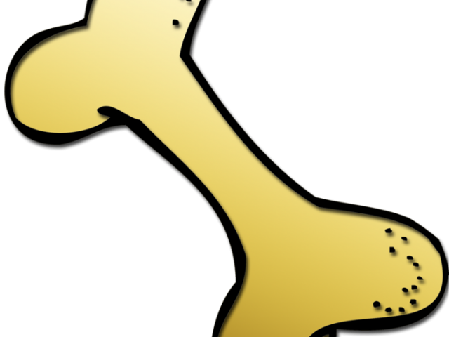 Bone Clipart Puppy Bone - Png Download (640x480), Png Download
