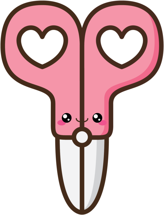 Scissors Clipart (554x730), Png Download