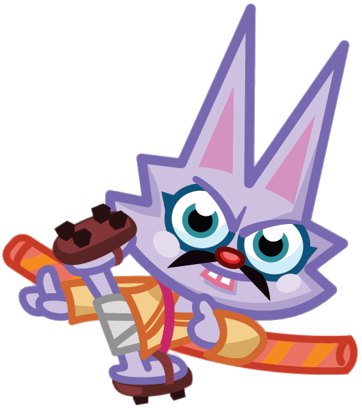 Bruce The Power Chihuahua Right Leg Kick Clipart (524x590), Png Download