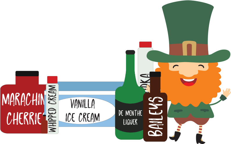 Adults-only Shamrock Shake Clipart (1920x500), Png Download
