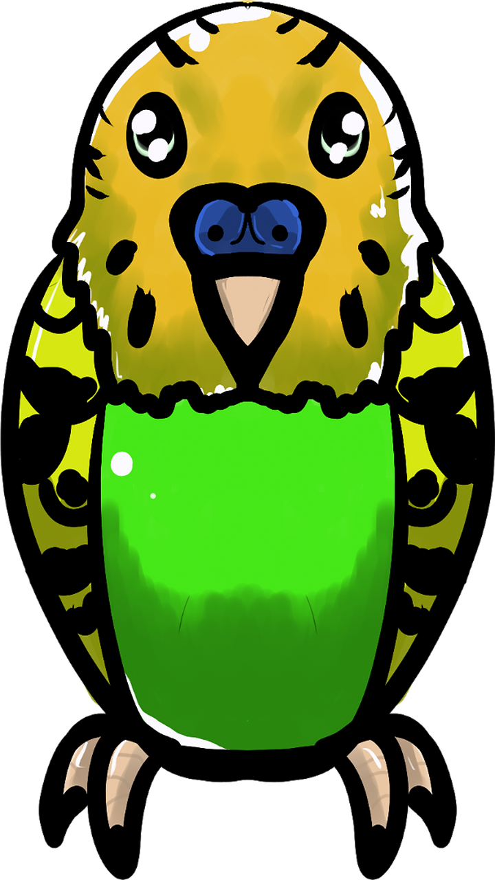 Budgie Parrot Bird Clipart (720x1280), Png Download