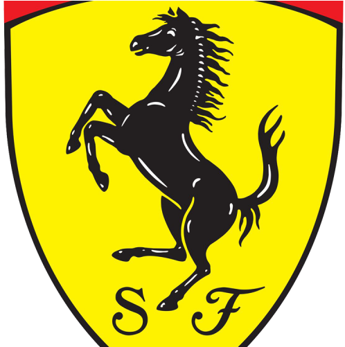 Ferrari Emblem 1920x Clipart (1280x500), Png Download