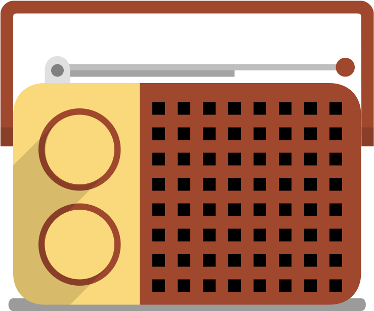 Clipart Of Radio, Appliances And Electronic - Png Download (800x800), Png Download