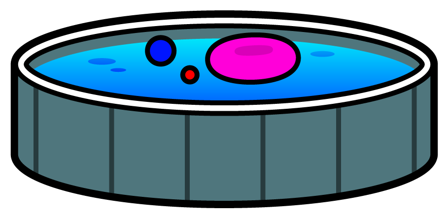 Above Ground Pool Clipart (1200x1200), Png Download