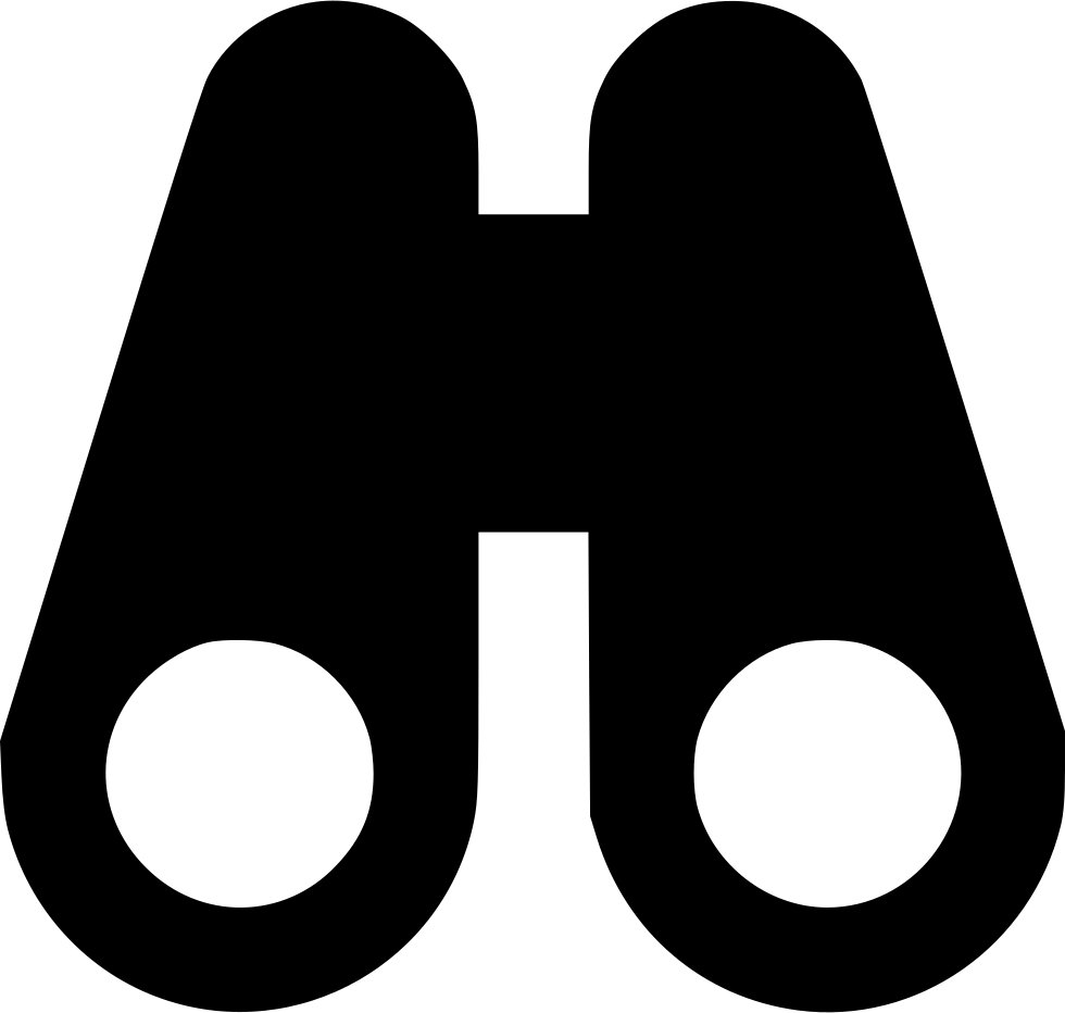 Vector Binoculars Svg Clipart (980x932), Png Download