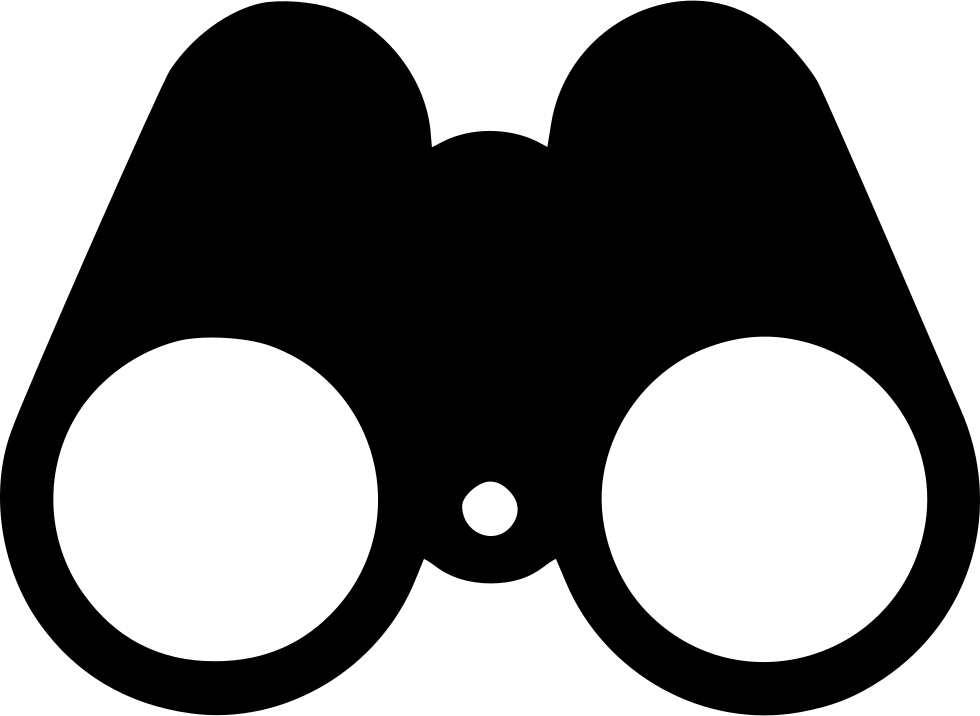 Vector Binoculars Svg Clipart (980x716), Png Download