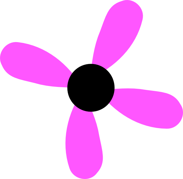This Free Clipart Png Design Of Magenta Flower 4 Clipart Transparent Png (600x587), Png Download