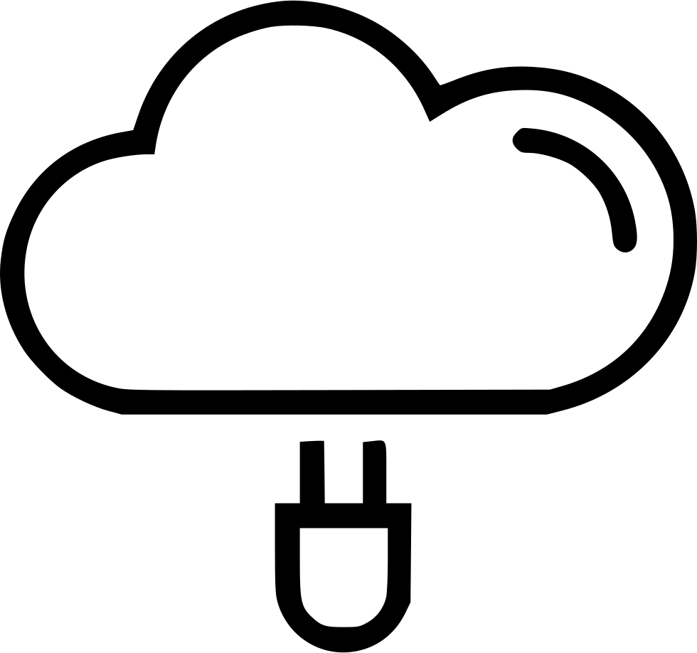 Cloud Plug Connect Comments Clipart (980x918), Png Download