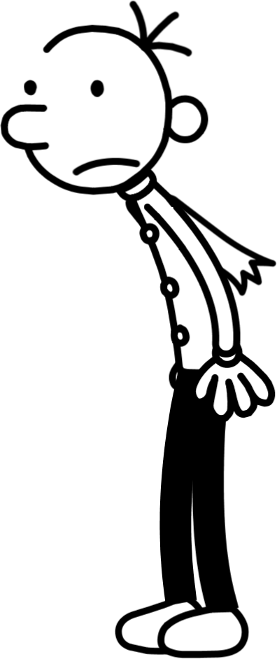 Greg Heffley Clipart (396x942), Png Download