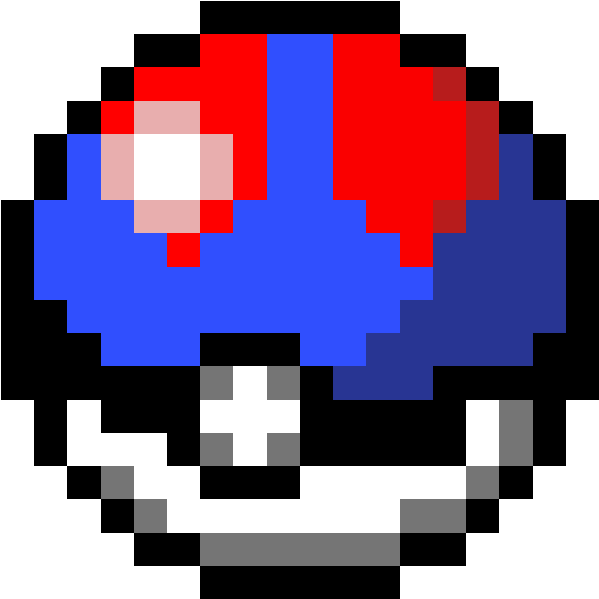 Pokeball Pixel Png Clipart (667x667), Png Download