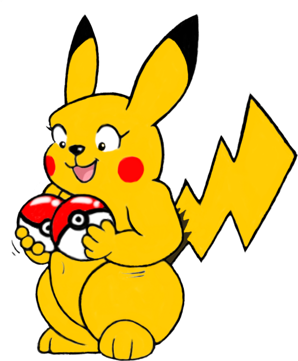 Pikachu Pokeballs Clipart (620x760), Png Download