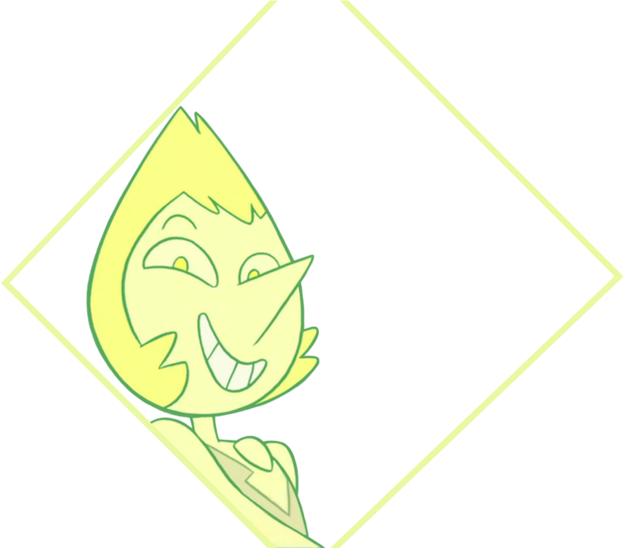 Yellow Pearl Selfie Template Clipart (1280x1115), Png Download