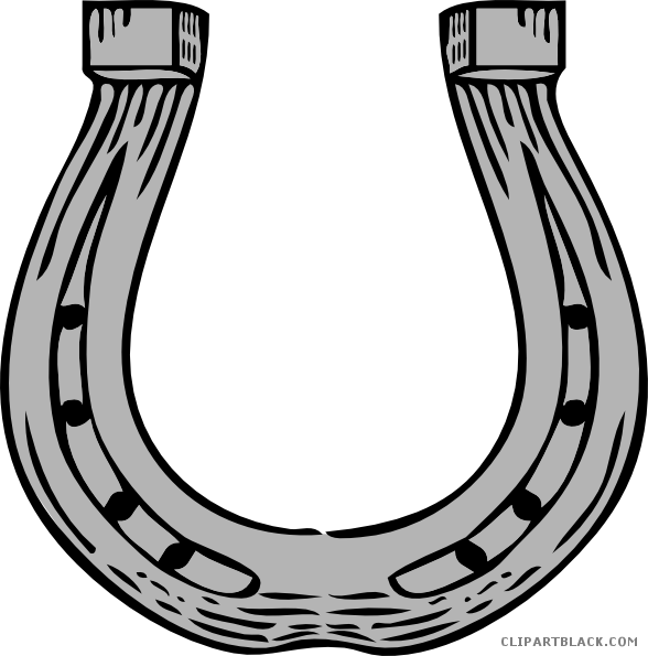 Clip Royalty Free Free Horseshoe Clipart - Png Download (588x595), Png Download
