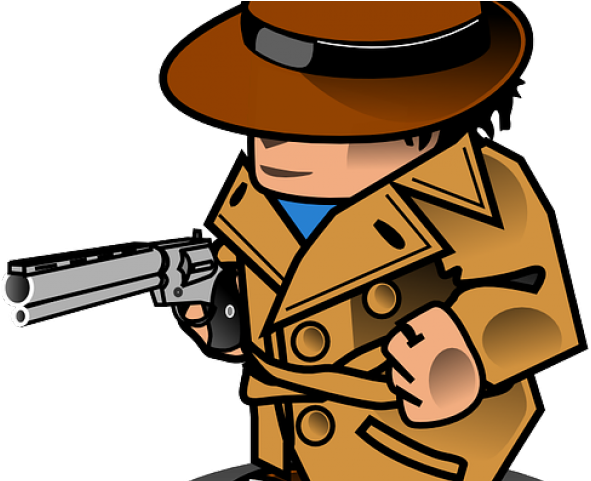 Gun Clipart Detective - Png Download (640x480), Png Download