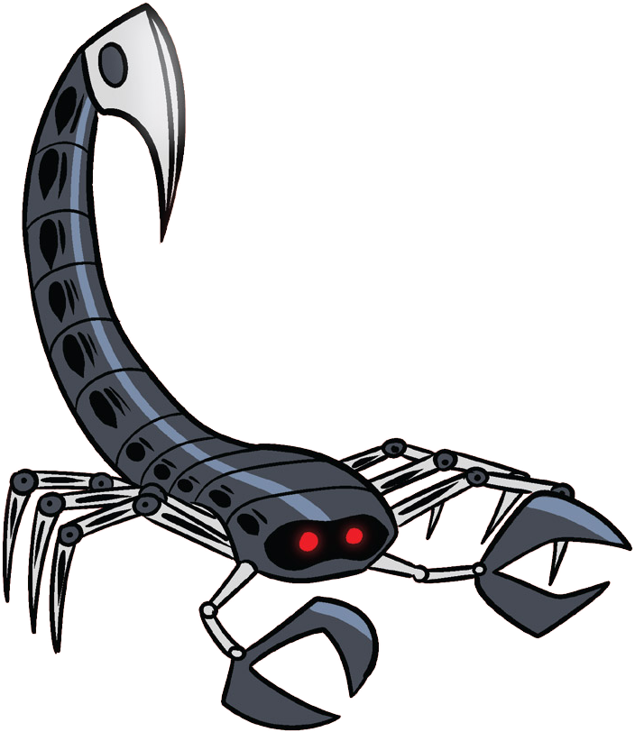 Scorpion-droid Clipart (740x850), Png Download