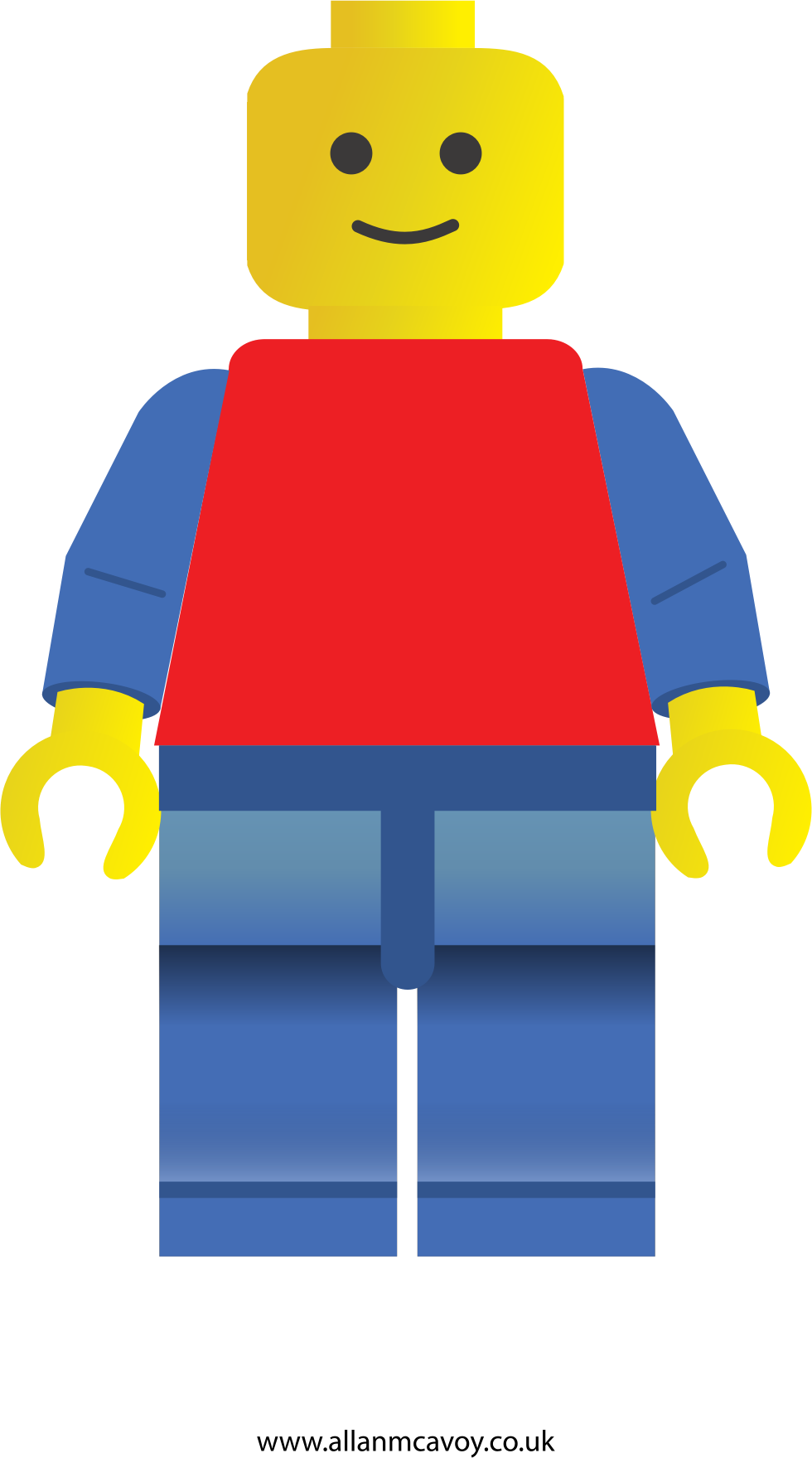 Lego Clip Art Free - Png Download (980x1759), Png Download