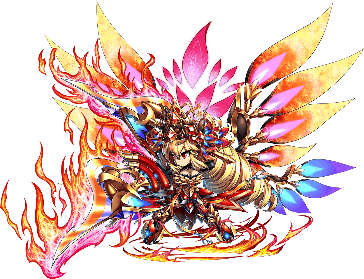 Wildfire Lotus Michele Unit 1002 Alternate Art Clipart (1268x976), Png Download