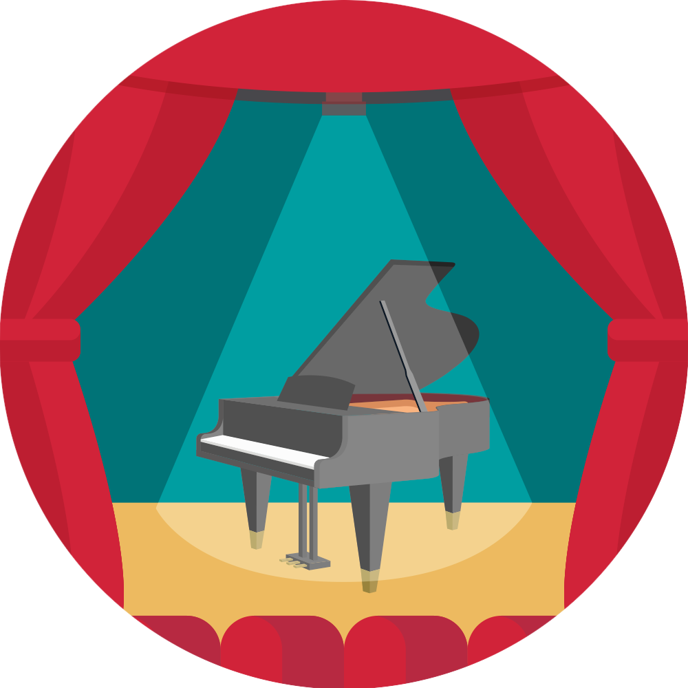 Artists Who Perform On Our Three Stages As Part Of Clipart (1000x1000), Png Download