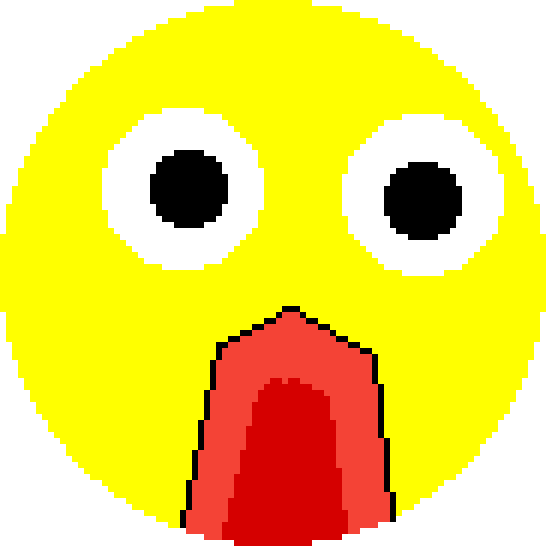 Shocked Emoji Clipart (1200x1200), Png Download