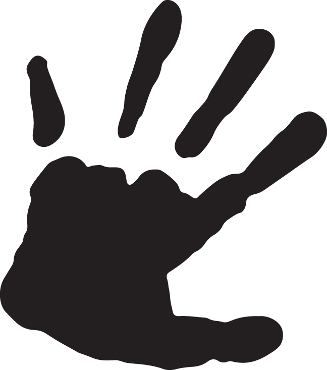 458ra - Handprints - 458ra - Handprints Clipart (648x733), Png Download