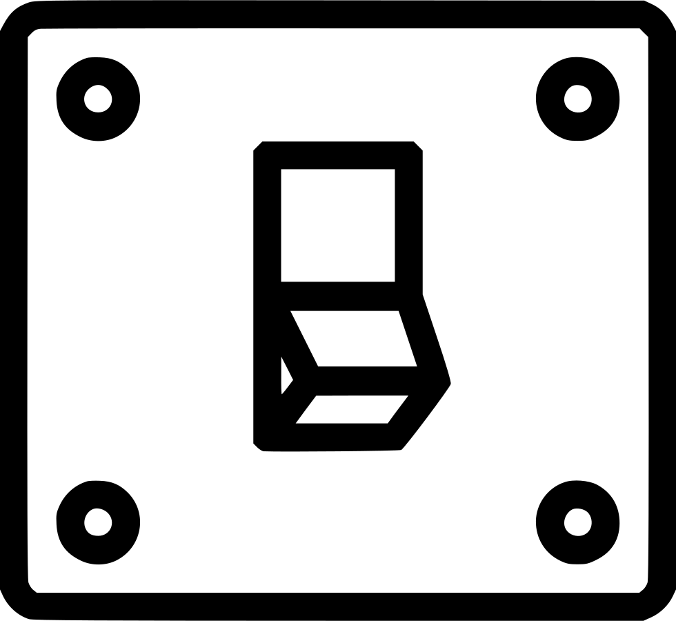 Light Switch Png Clipart (980x900), Png Download