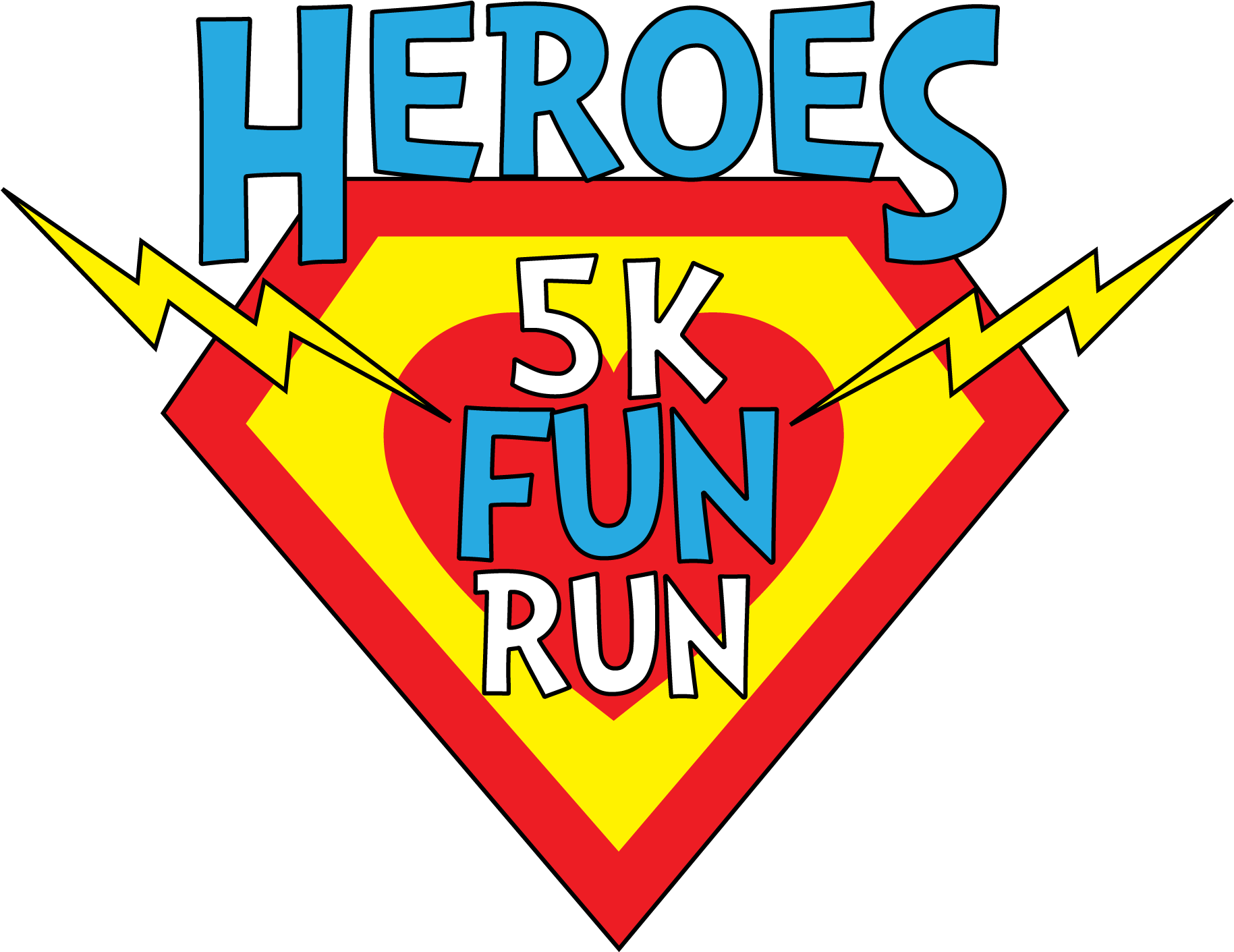Heroes 5k & 1 Mile Clipart (2107x1717), Png Download