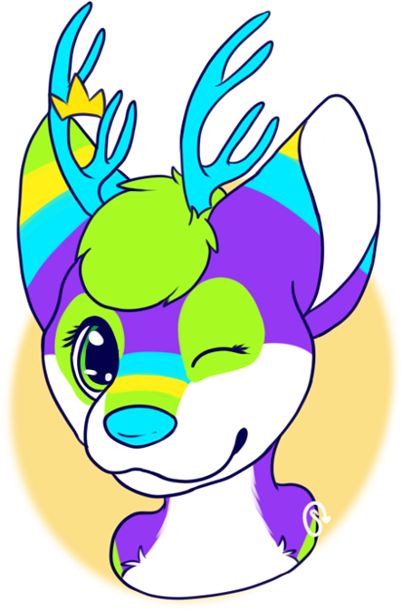 Comet Bust ~ By Snapplefox Clipart (474x688), Png Download