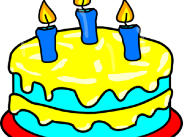 Birthday Candles Clipart Three Candle - Png Download (640x480), Png Download